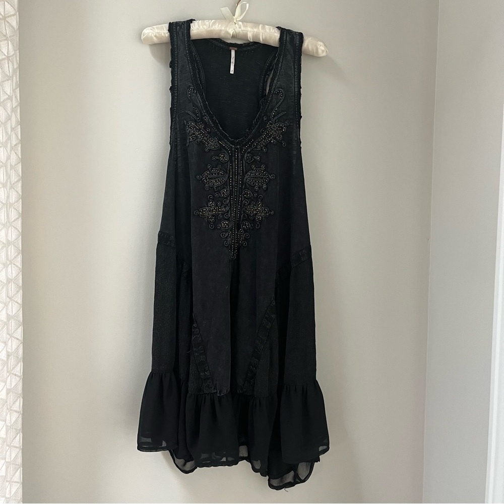 Free People Beaded Shift Dress